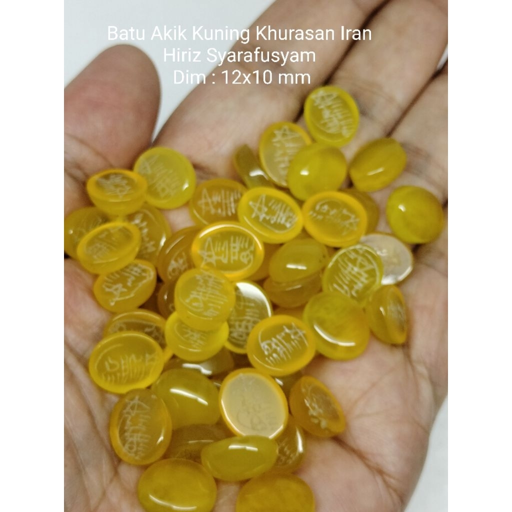 Batu Akik Kuning Khurasan Iran Hiriz Syarafusyam