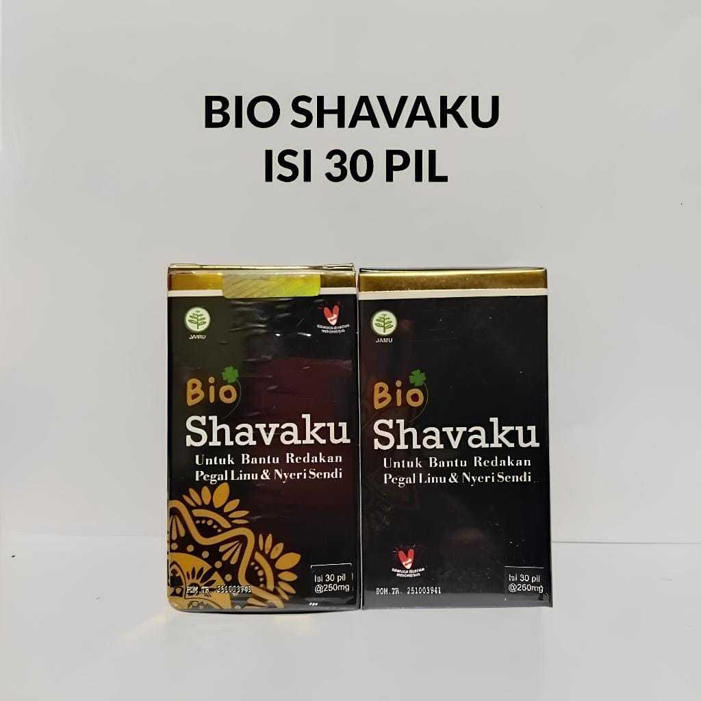 BIO SHAVAKU / BIO SHAFAKU PIL HITAM AJAIB BPOM ISI 30 PIL/BOTOL
