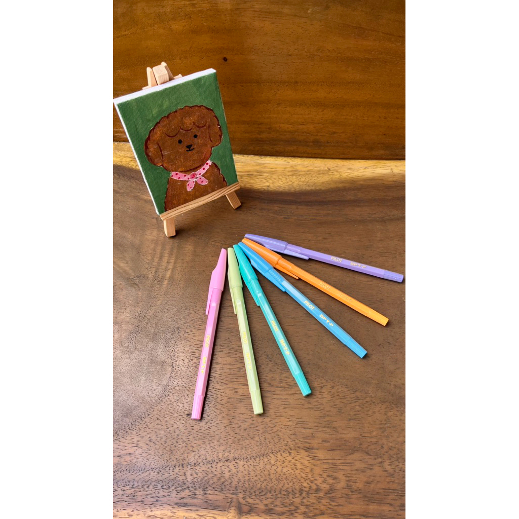 Pulpen pilot warna pastel
