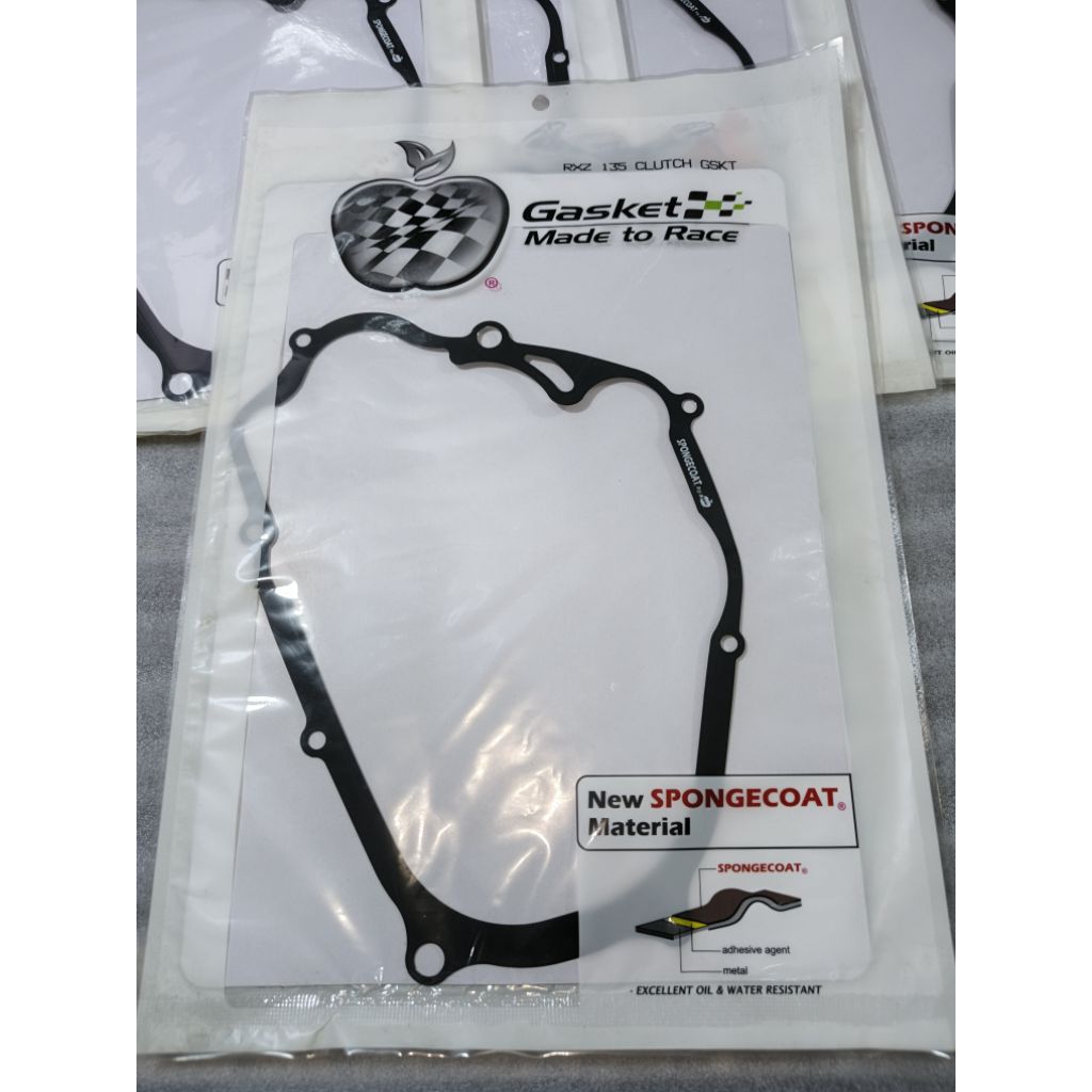 Gasket Paking Bak Kopling Paking Kopling MatalFrom Spongecoat Material Yamaha RXZ RZR Merek Apple Ma