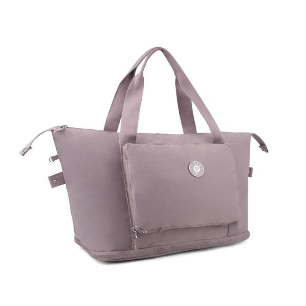 TAS TRAVEL BAG WANITA PIOMA LANE FOLDABLE TRAVELLING  GYM NYLON WATERPROOF LAPISAN FURING