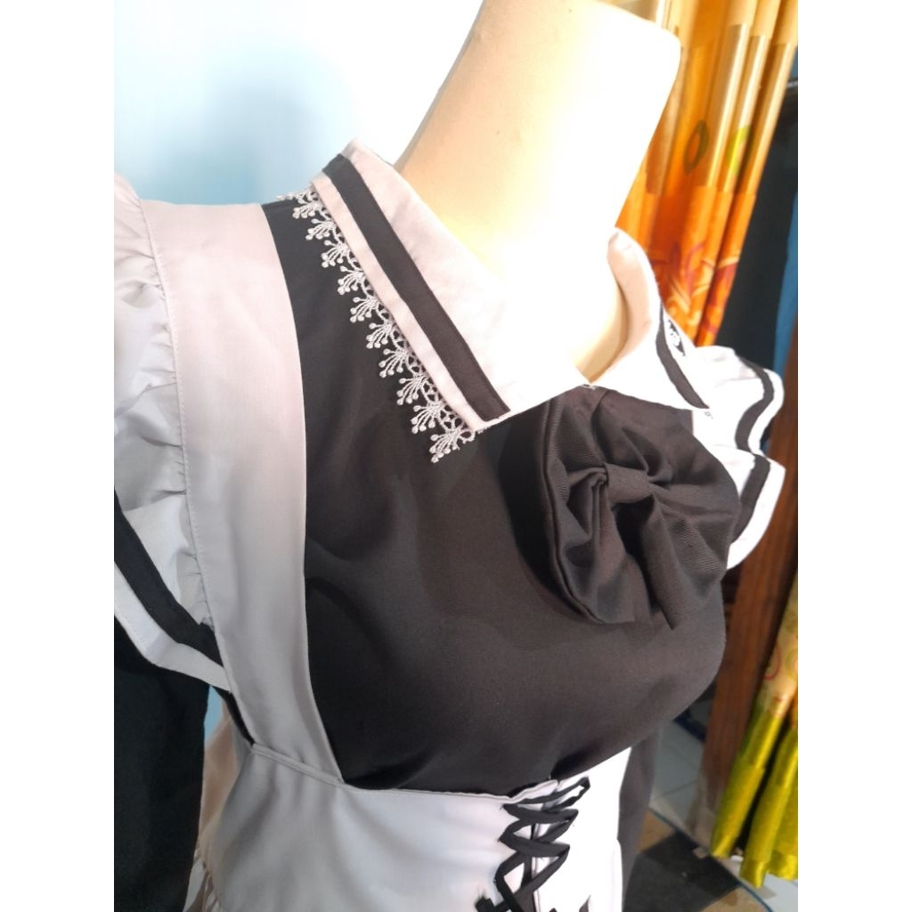 (Second ) Maid dress ex rent/murah/maid dress/cosplay