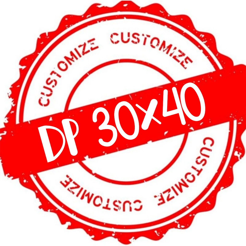 Drawstring Pouch custom ukuran 30x40