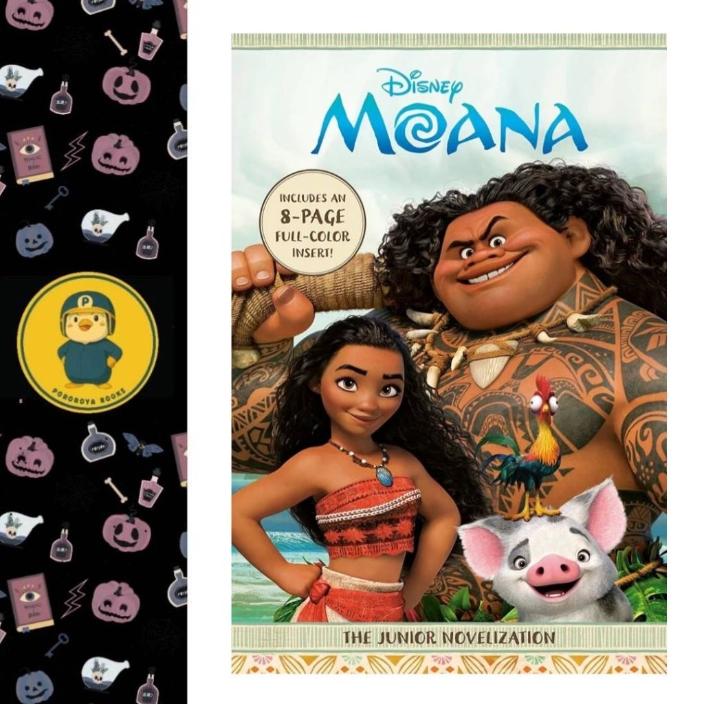 Novel MOANA Disney Junior Novelization ENGLISH Original Book Novel Film Moana 1 Disney Children Book