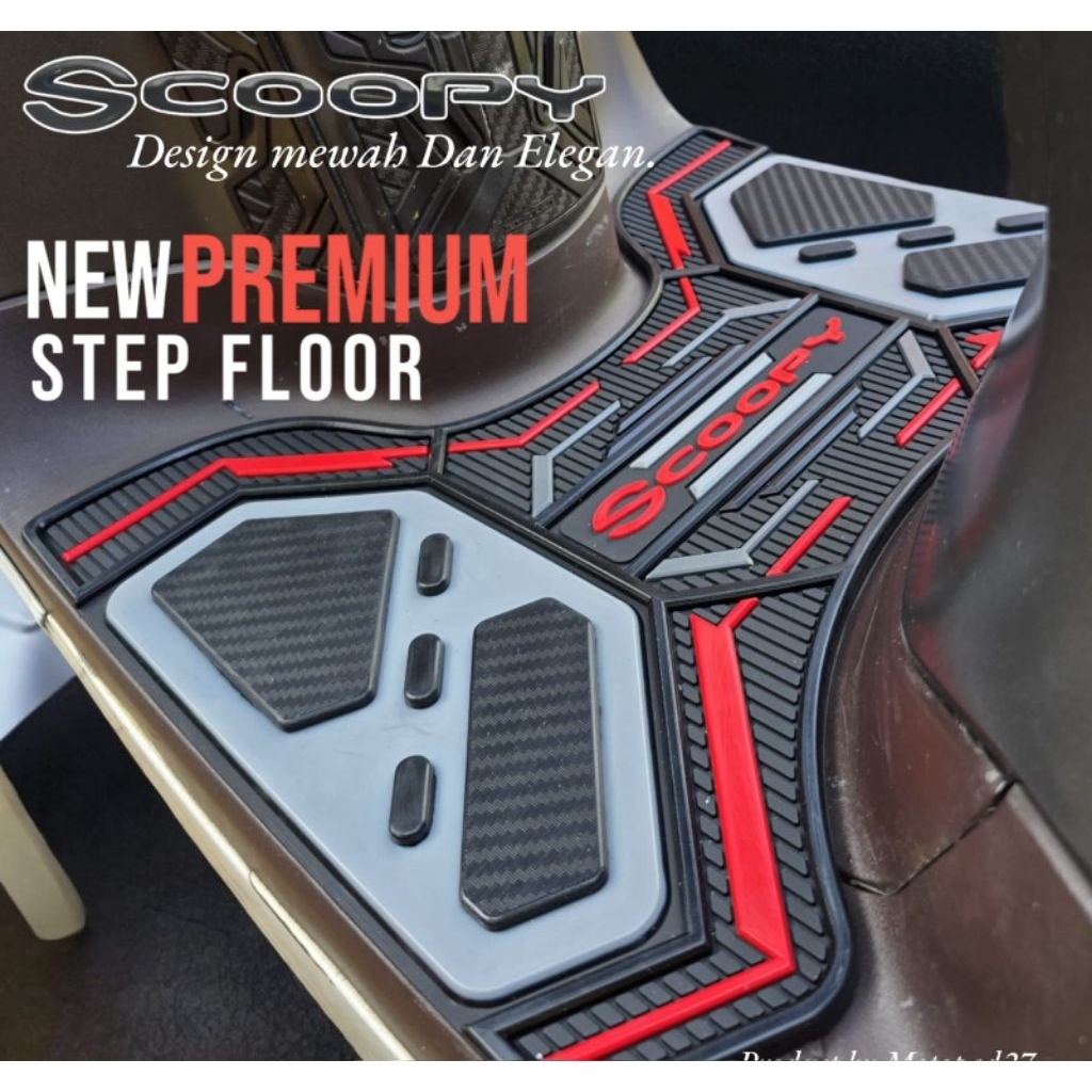 KARPET MOTOR SCOOPY 2018 - 2025 STEP FLOOR SCOOPY 2018 - 2025