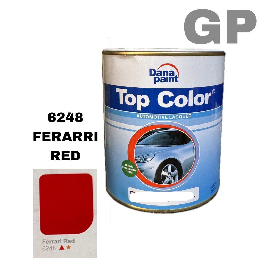 Top Color 6248 FERARRI RED || Danapaint || Cat Mobil