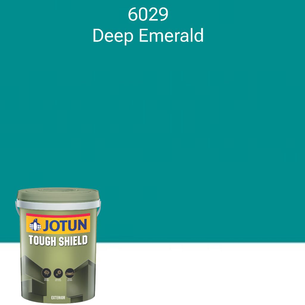 Jotun Tough Shield 6029 DEEP EMERALD 18L (25kg) Cat Dinding Tembok Exterior