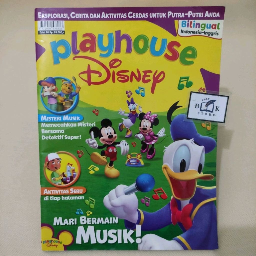 (ORIGINAL) Buku Playhouse Disney - Mari Bermain Musik (Buku Anak - Buku Bermain & Pengetahuan)