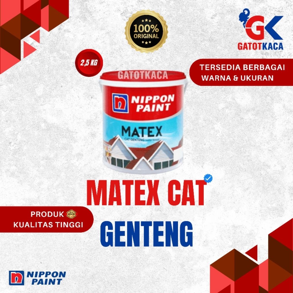 matex nippon paint cat genteng 100% original