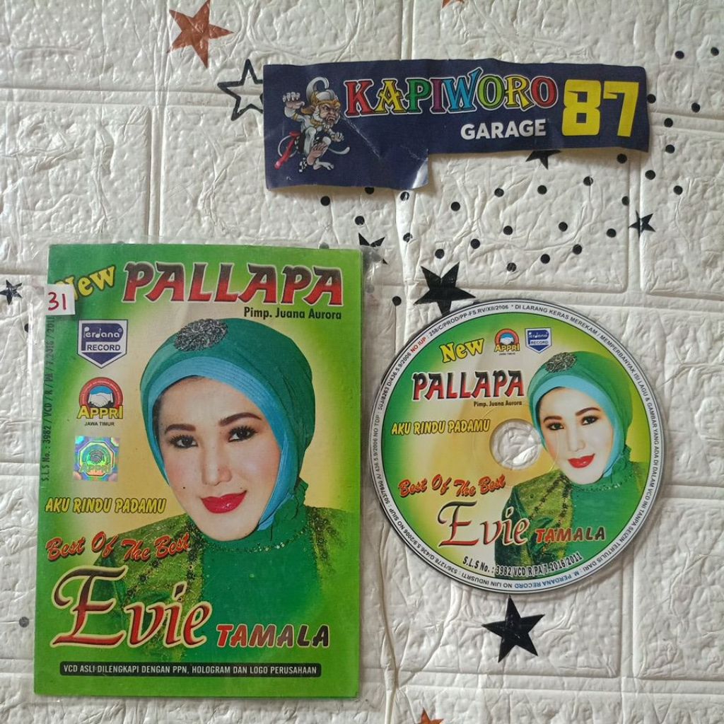 VCD,,,NEW PALLAPA,,EVIE TAMALA AKU RINDU PADAMU