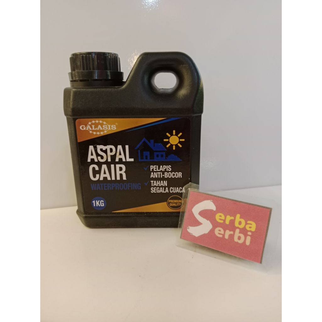 *1KG ASPAL CAIR*Pelapis anti bocor/retakan waterproof
