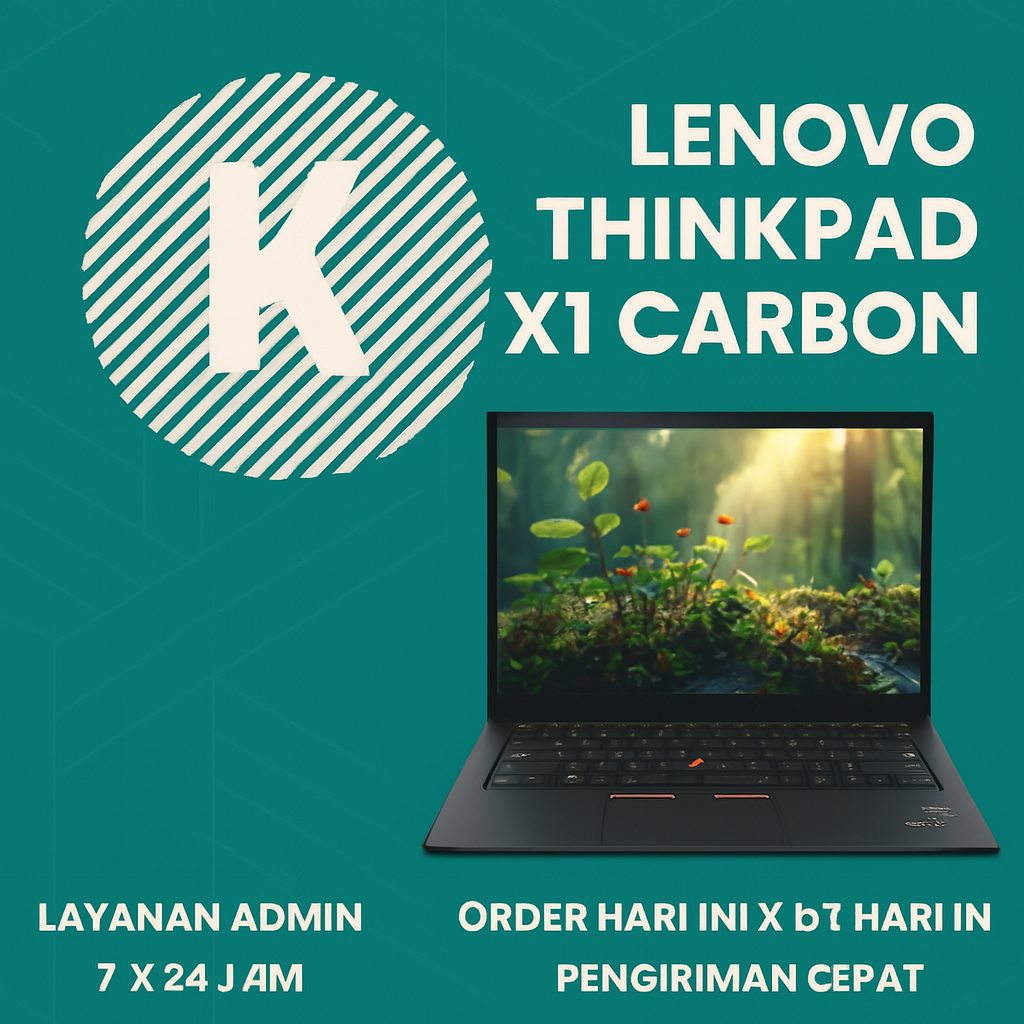 Laptop Murah Lenovo Carbon X1 - INTEL Core i5-6200U (Gen6)