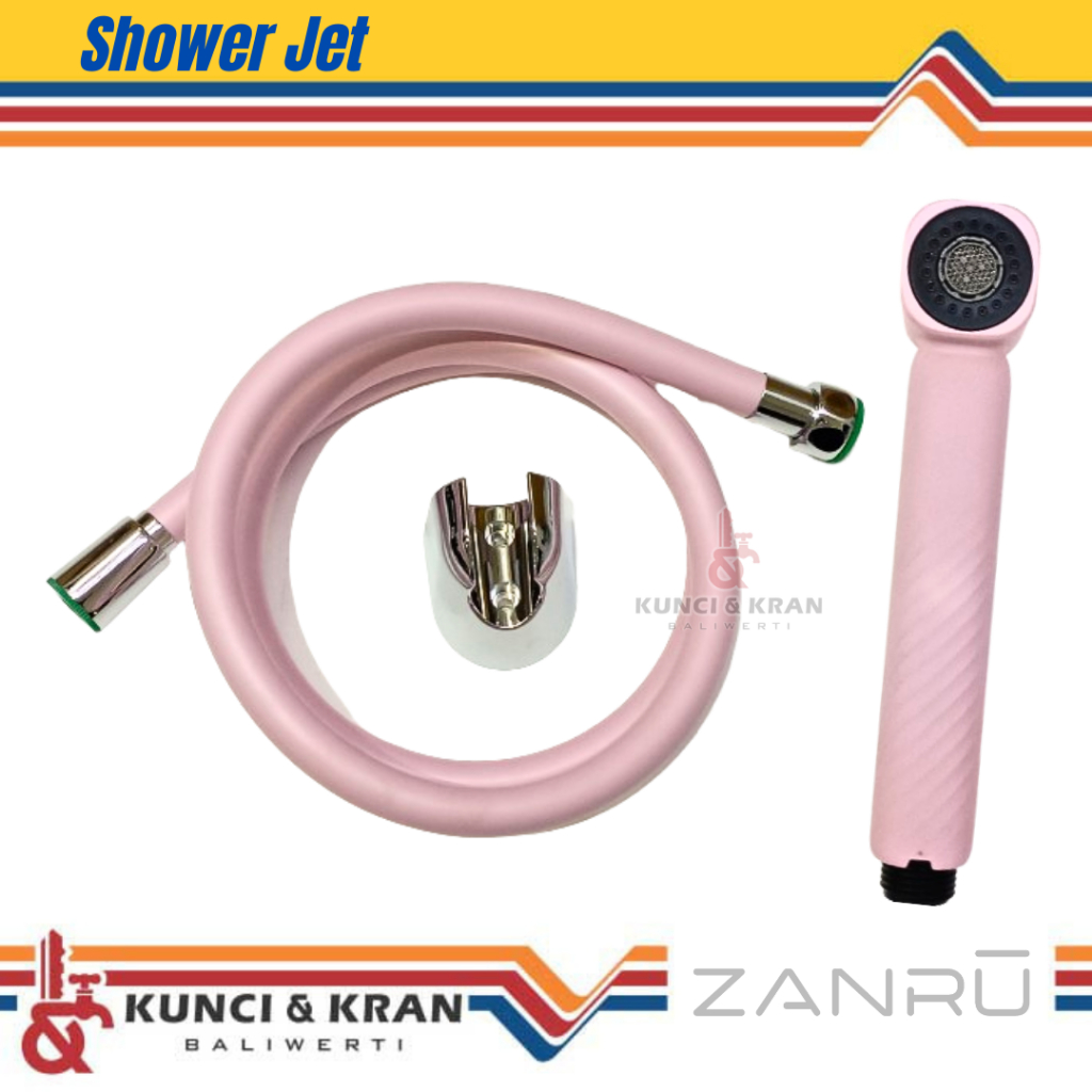 Shower Jet Zanru ZN20 Matte Pink Jet Shower Toilet Shower Spray Bidet Shower Bilas