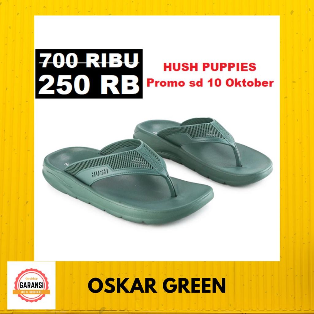 Sandal Hush Puppies pria 100% original seri OSKAR