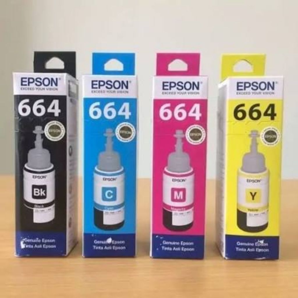 tinta original printer epson 664