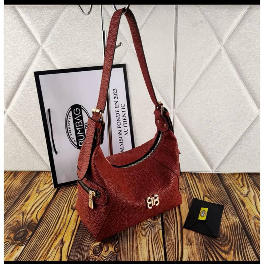 TAS WANITA BUMBAG WARNA MERAH