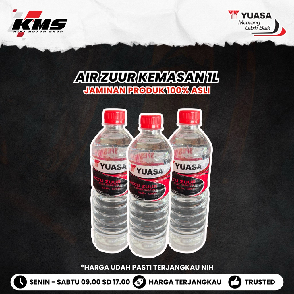 YUASA air aki zuur accu zuur 1L