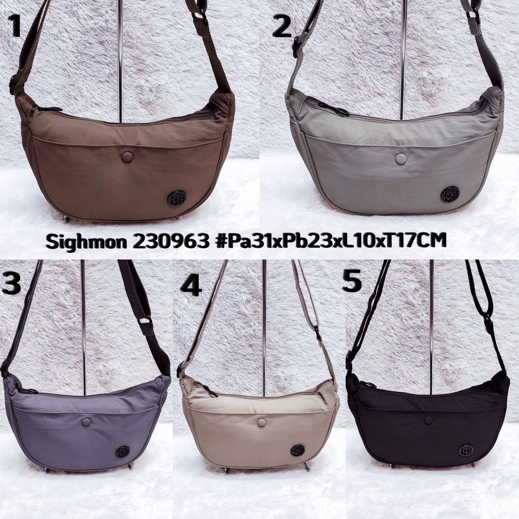 TAS SELEMPANG SIGHMON 230963 POLOS KUALITAS IMPORT