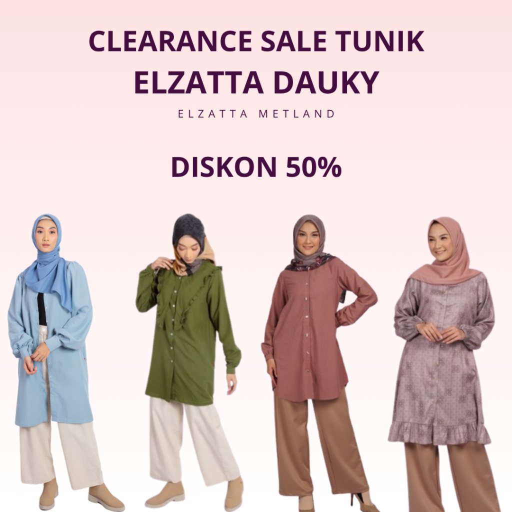 CLEARANCE TUNIK ELZATTA DAUKY 50%