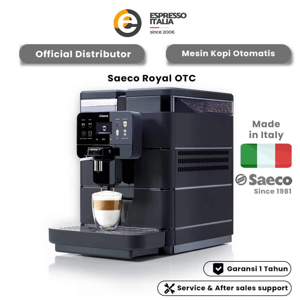 SAECO - Fully Automatic Espresso Coffee Machine New Royal Series OTC Mesin Kopi Otomatis Terlaris