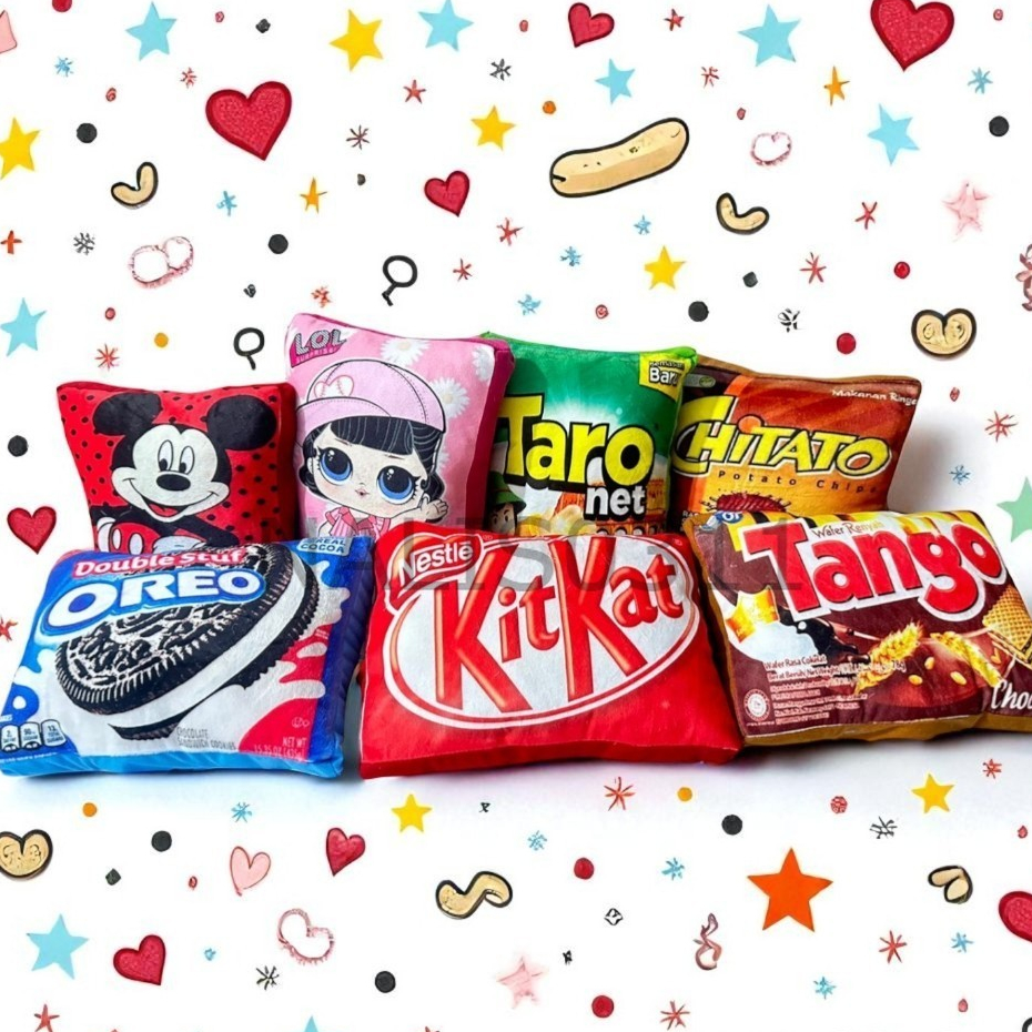Bantal Snack Bantal Karakter Cod Bantal Snack Bantal Sofa Kursi