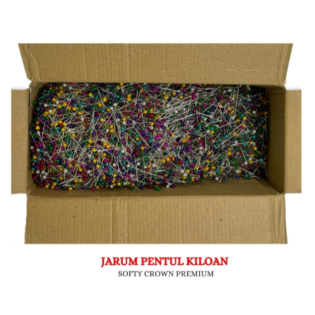 Jarum Pentul Jarum Mote Kiloan Anti Karat 1 Kg Kotak