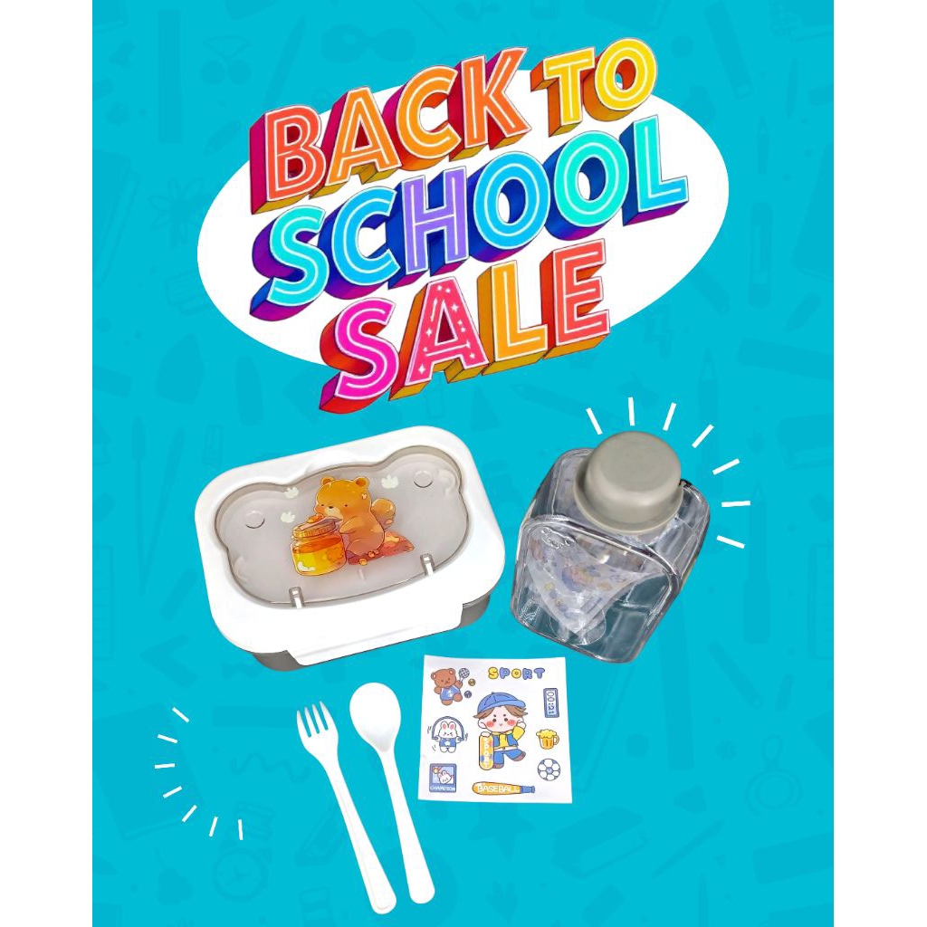 Kotak Bekal Anak | Tempat Bekal | Kotak Nasi Anak Anak | Tempat Bekal  Botol Anak