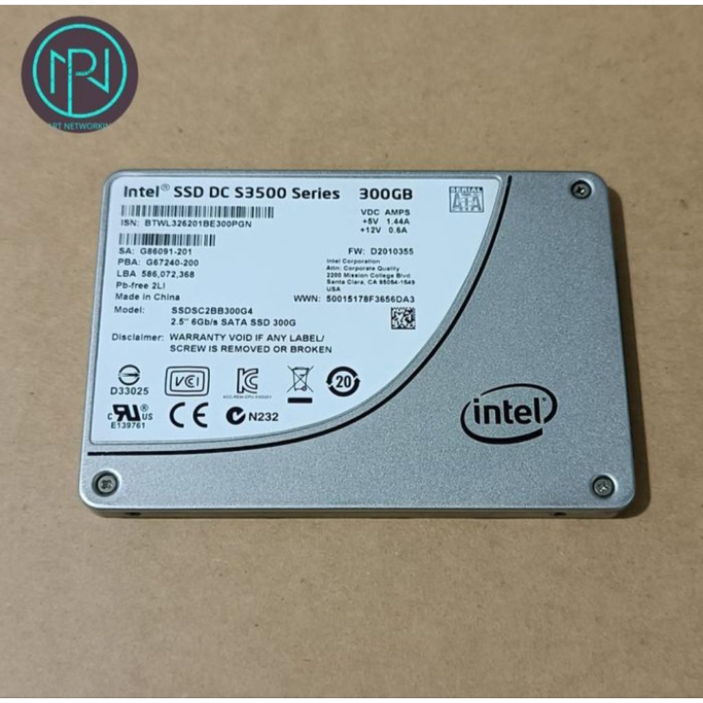 SSD Server 300GB InteL DC S3500 Series 300GB