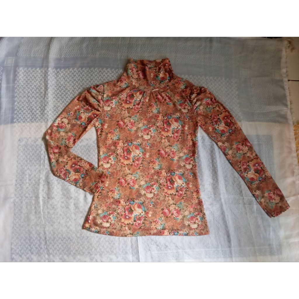 baju motif bunga wanita