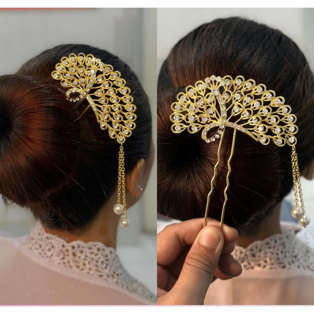 cucuk konde merak bali / tusuk konde bali / cucuk semanggi merak untuk hairdo sanggul bali / cucuk s