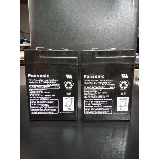 Aki Kering Pansonic 4,5A 6V