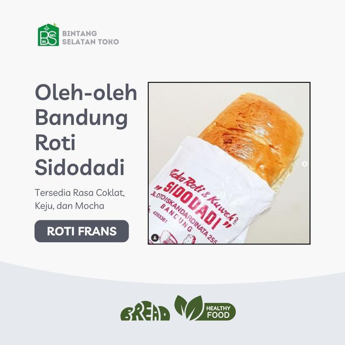 OLEH OLEH LEGENDARIS  BANDUNG ROTI SIDODADI FRANS KEJU & COKLAT MOCCA