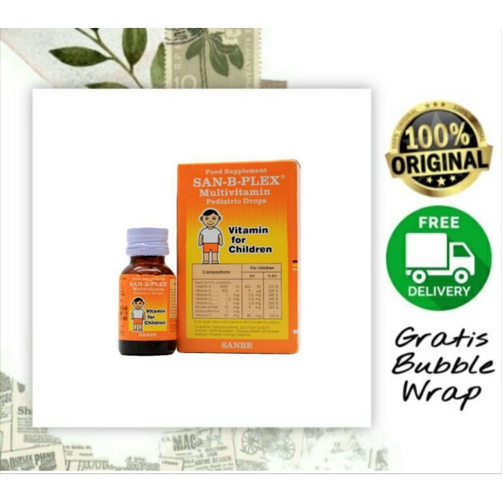 San B Plex Drop 15 mL Vitamin Bayi Anak Multivitamin bayi dan anak