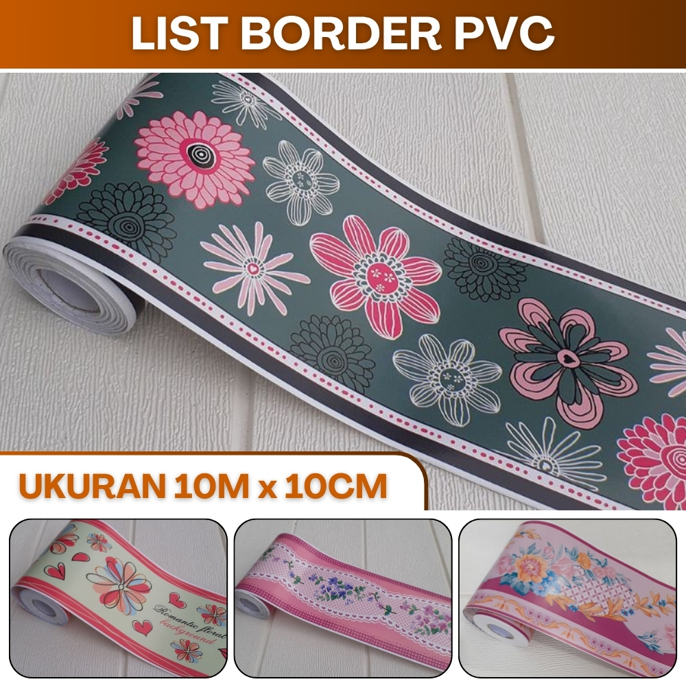 List Border Wall Border Lis Border Dinding Wallpaper Sticker Pembatas Dinding Border List Tembok