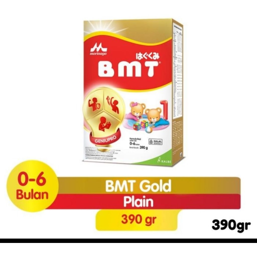 bmt  gold 390g susu formula bayi 0-6 bulan