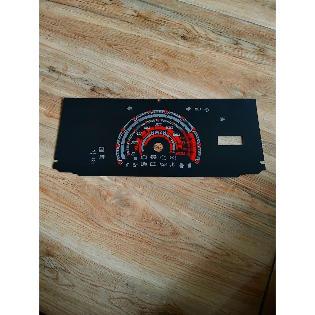 papan spidometer variasi mobil sigra no rpm(type D)