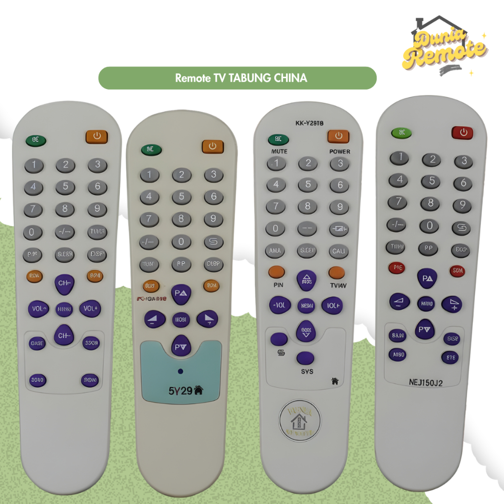 Remot Remote TV TABUNG khusus CHINA Konka Remot Pengganti