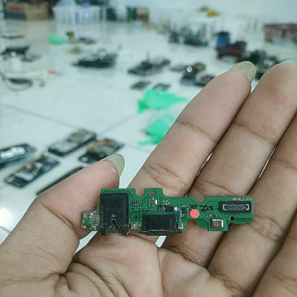 board cas kurang kabel antena bekas Infinix hot 9/10 play, getar tidak ada