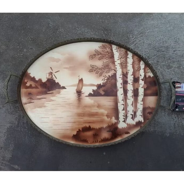 #bakki keramik #nampan eropa lama #antik lawas #kuno jadul #vintage hiasan #pajangan