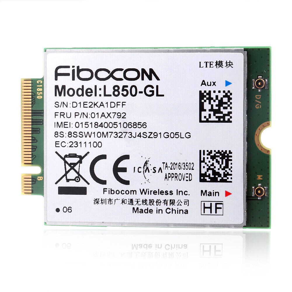 Modem Rakitan Fibocom L850-GL 4G LTE CAT 9 Support Windows OpenWrt ROOter Mikrotik - Module Only