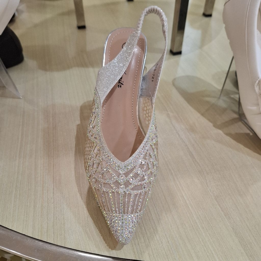 Sandal Pesta Wanita Bertali Brand ST MORITZ ORI