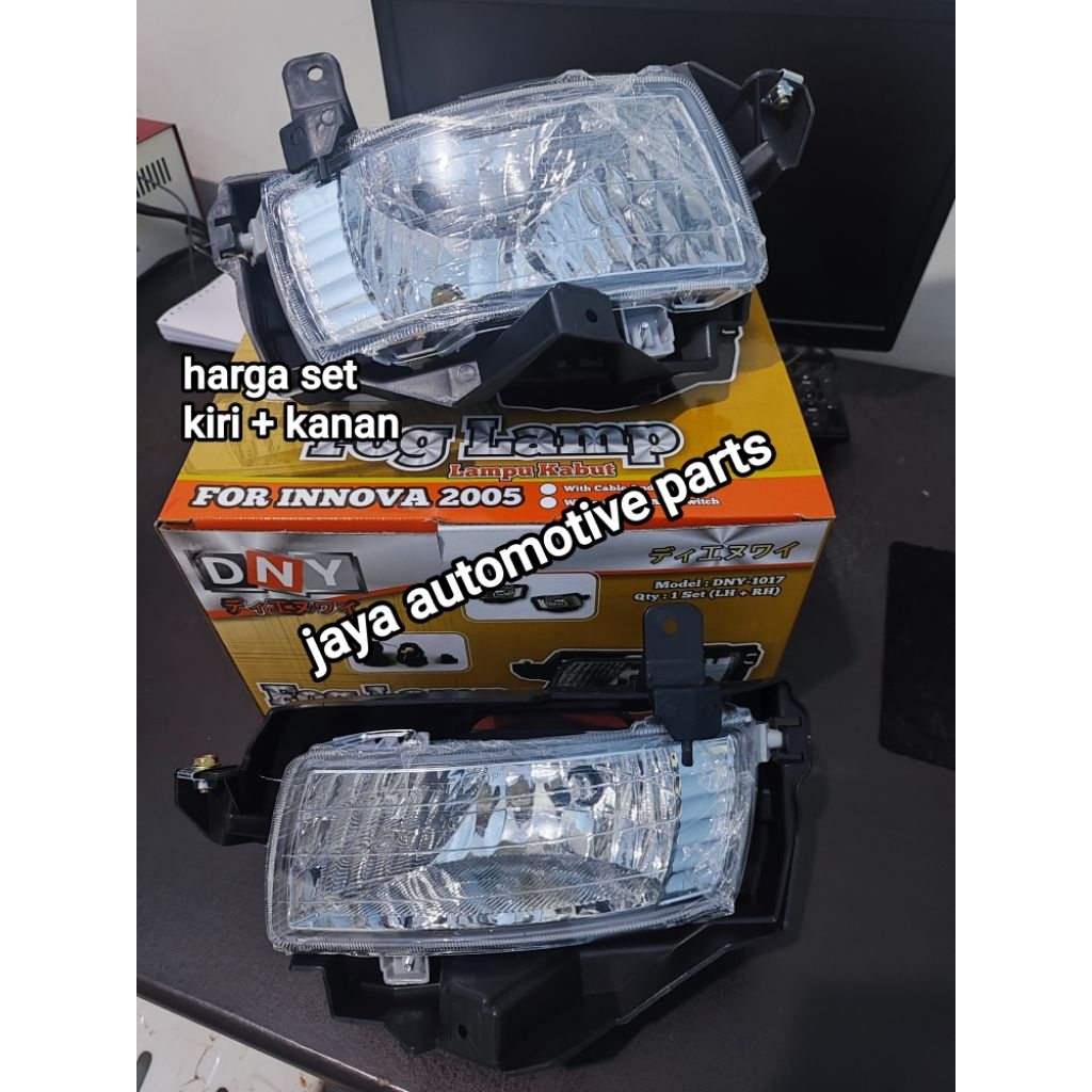 fog lamp innova old 2004-2007 set kiri+kanan+bohlam