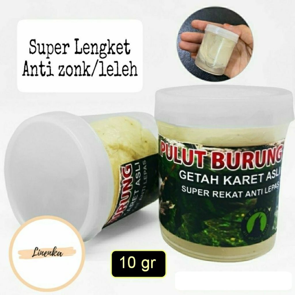 PULUT BURUNG GETAH KARET ASLI GETAH BENDO JEBAKAN BURUNG LEM PIKAT SUPER LENGKET