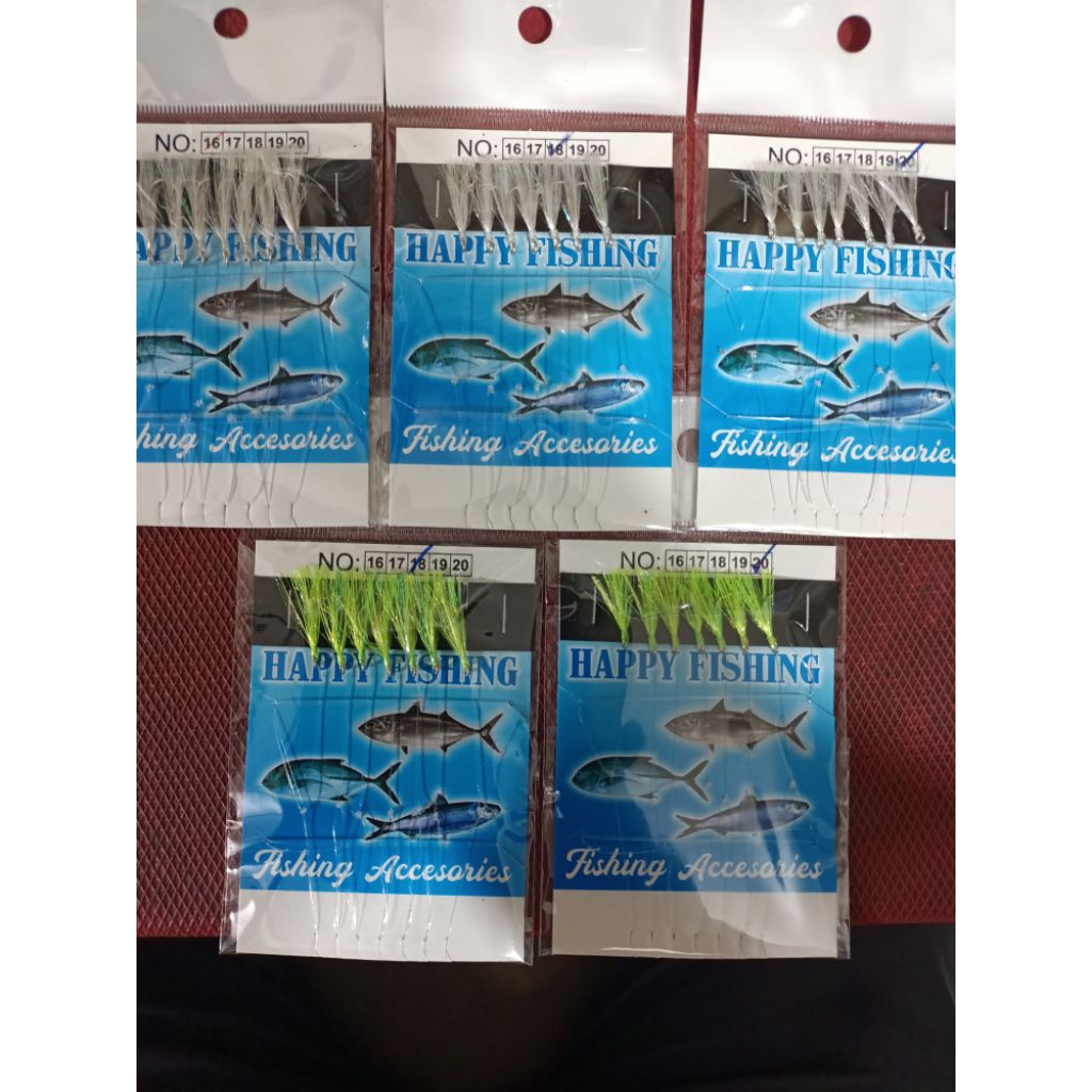 Kotrekan / Sabiki 7 Mata Kail – Rangkaian Pancing