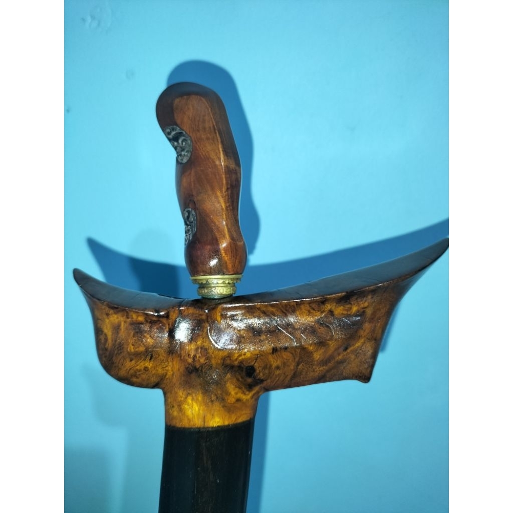 Keris Patrem Tumenggung 22cm Sepuh Pamor Ngulsem / Keris Sepuh Pamor Ngulit Semongko / Ngulit Semang