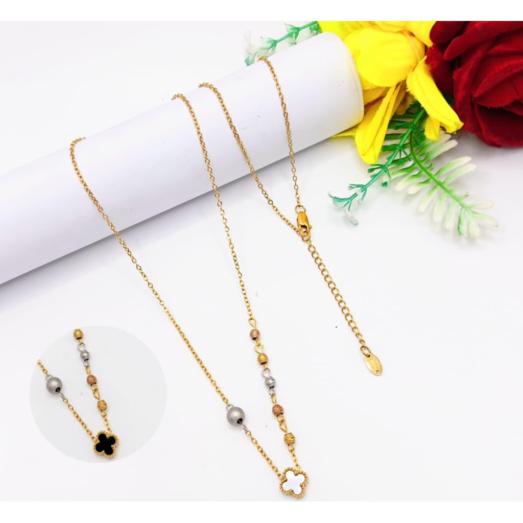 Kalung Rantai C Kokot Lobster Titanium Stanliess Steel