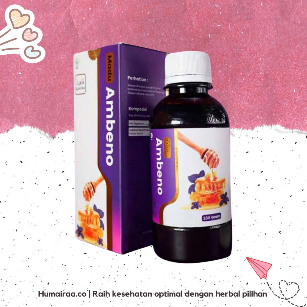 Ambeno Madu Wasir 280Gram HALAL TANPA EFEK SAMPING DIJAMIN 100% ORIGINAL OBAT HERBAL