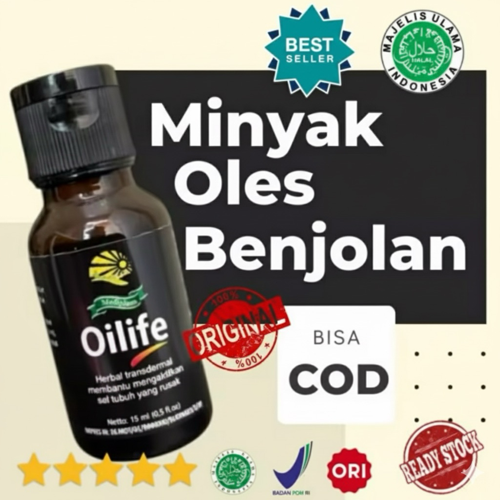 Oilife Original | Minyak Oles Benjolan Seluruh Tubuh