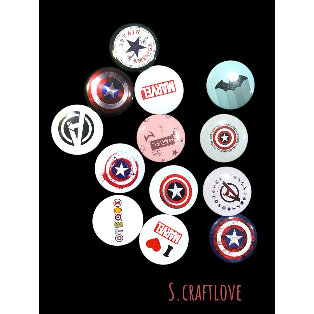 PIN MARVEL COMIC AVANGERS/Y2K/PIN BUTTONS/BROSS