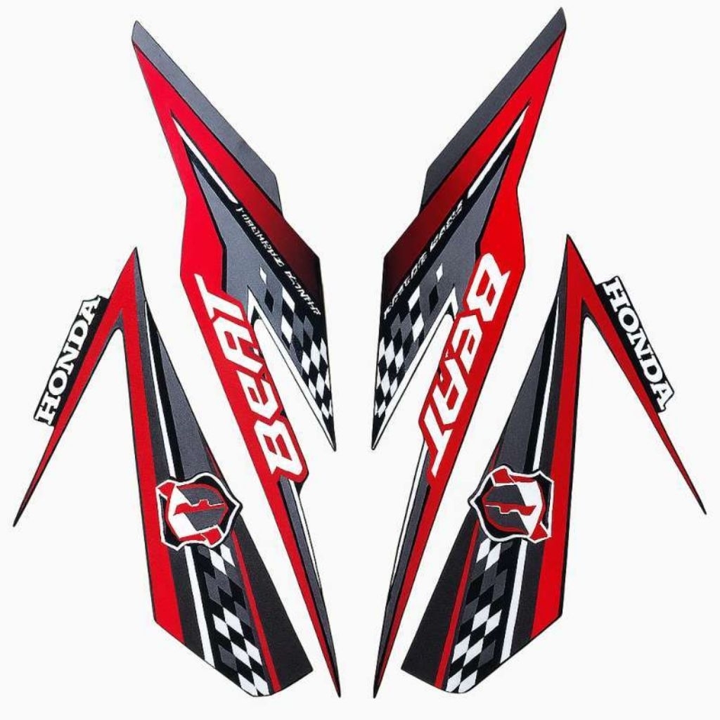 Striping Honda Beat ESP 2018 Hitam Full Set | Stiker Body Motor Ori Look Premium
